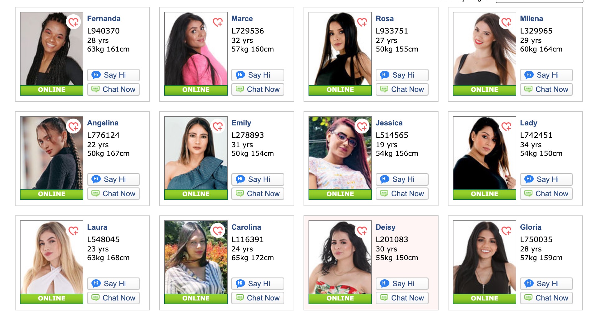 latinwomendate girls online