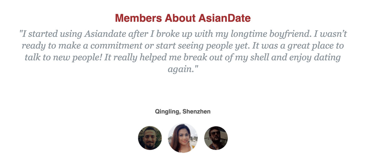 AsianDate testimonial