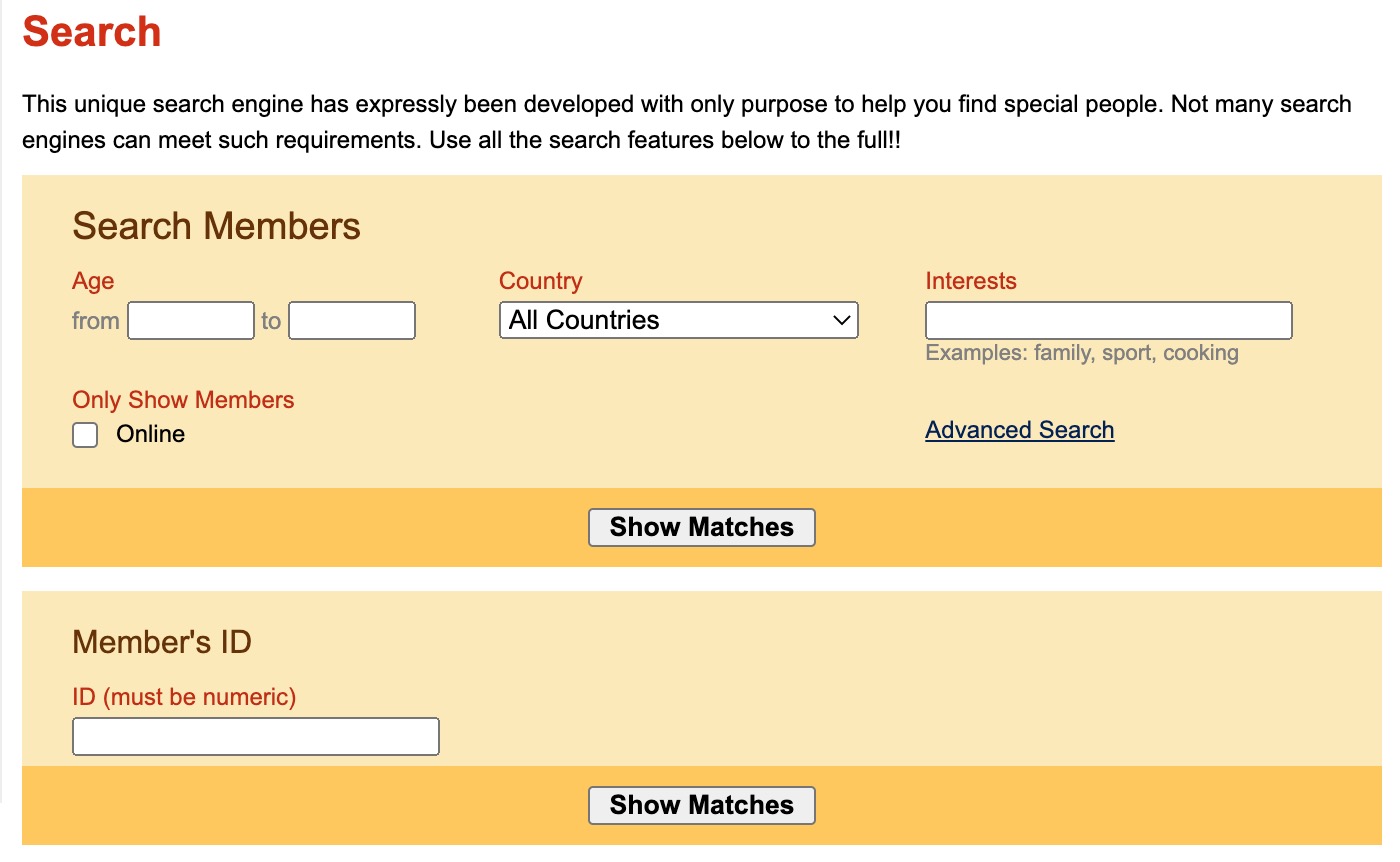 RussianBrides search