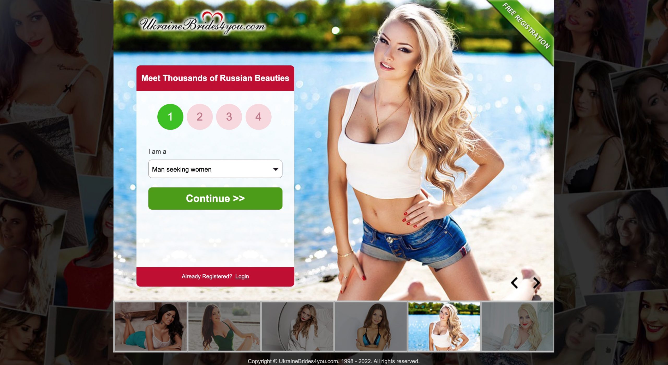 UkraineBrides4you create account